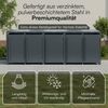 STEELSØN 'Xalara' Mülltonnenbox 5er je 240 Liter, anthrazit, Mülltonnenverkleidung aus Stahl, wetterfest, 116x80x337 cm, Müllbox für 5 Tonnen Bild 4