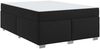 vidaXL Bettrahmen mit Matratze Schwarz 160 x 200 cm Stoff 3399242 Bild 2