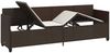 vidaXL Sonnenliege mit Kissen Braun Poly Rattan 368345 Bild 4