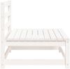 vidaXL Gartensofa ohne Armlehnen Weiß 70x70x67 cm Massivholz Kiefer 837915 Bild 5