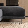 Bronx71 Ecksofa Denver Stoff schwarz rechts Bild 5