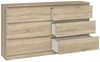 ibonto KOMMODE SONOMA-EICHE 40x138x75cm (H 75 x T 40 x B 138 cm) Bild 2