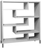 Raumteiler Tyler / Tetrix, Holzwerkstoff, Grau, 130 x 134 x 43 cm Bild 2