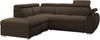Ecksofa Boston 2RR1P mit Einstellbare Kopfstützen (Farbe: Paros 4, Seite: Links PUFAP+R+1P(65)+2R) Bild 1