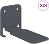 vidaXL Schwebendes Regal mit Regal 24 pcs Anthrazit 6 x 10,8 x 6,6 cm 8004064 Bild 2