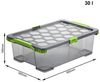 ROTHO Aufbewahrungsbox Evo Total Protection stapelbare Aufbewahrungkiste 30l mit Deckel Bild 4