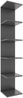 VCM Wandregal Lazas 918416 Anthrazit H. 180 x B. 35 x T. 30 cm Bild 2