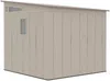 Vente-unique - ANTEVA Gartenhaus Harz BraunBeige - B 237 cm x H 230 cm x L 237 cm Bild 4