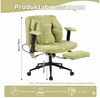 Leawin Drehstuhl Ergonomischer Bürostuhl mit Air-Lordosenstütze & breitem Sitz, Bequemer Schreibtischstuhl mit Rollen, weich gepolstert, 150 kg Bild 2