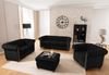 S-Style Möbel Chesterfield-Sofa 3-Sitzer mit Schlaffunktion Cleo Blink aus Samt mit Kristallsteppung, mit Wellenfederung Bild 4