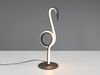 LED Tischleuchte, schwarz, Flamingo Design, H 35 cm Bild 3