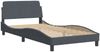vidaXL Bettgestell ohne Matratze Dunkelgrau 100x200 cm Samt 3207906 Bild 4