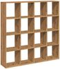 vidaXL Bücherregal Artisan-Eiche 137,5x29x137,5 cm Holzwerkstoff 3310297 Bild 2