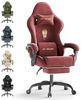 Ferghana Gaming-Stuhl Racing PC Stuhl Verstellbar mit Kopf-,Lendenkissen, Fußstütze (Rückenlehne 90°-125), Ergonomisch, atmungsaktiv Gaming Chair Bild 4