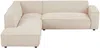 Vente-unique - BORORE Sofa SamtStoff Beige - B 231 cm x H 75 cm x L 256 cm Bild 2