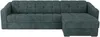 Vente-unique - DARIELO Sofa Stoff Blau - B 223 cm152 cm x H 90 cm x L 295 cm Bild 4