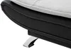 Vente-unique - DEMIDO Sofa Stoff SchwarzGrau - B 86 cm x H 84 cm x L 176 cm Bild 5