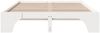 vidaXL Bettrahmen Weiß 160 x 200 cm Massives Kiefernholz 872939 Bild 5