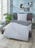biberna 0636045 Mako-Satin Bettwäsche GRAFIK - MIX & MATCH, blau, 1x 135x200 cm + 1x 80x80 cm Bild 4