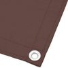 vidaXL Balkon-Sichtschutz Braun 90x800 cm 100 % Polyester-Oxford 4000390 Bild 4