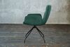KAWOLA Stuhl NEW CHARME Drehstuhl Esszimmersessel Cord smaragd 87 x 66 x 59 cm Bild 4