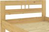 Erst-Holz Einzelbett 80x200 cm, inkl. Rollrost und Matratze, natur Bild 5