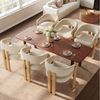 STILVORA Esszimmerstuhl 6 Stück Essstühle mit stabilen Eisenbeinen in Holzoptik für Wohnzimmer (Küchenstuhl mit dicker Polsterung Ergonomisches Komfortdesign, 6 St), für Schlafzimmer, Esszimmer Bild 5