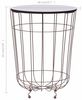 vidaXL Couchtisch Golden Ø 40 cm Bild 5