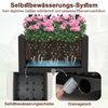 COSTWAY Blumenkasten, mit Rankgitter, Hochbeet mit Spalier, 80x40x122 cm Bild 3