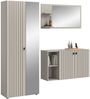 Garderobe Set 3-tlg. Loreno in Kaschmir 191 cm Bild 5