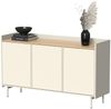 Kommode Velina Creme 140 x 82 cm mit 6 Fächern Vicco Bild 5