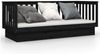 vidaXL Tagesbett, 75x190 cm, Massivholz Kiefer schwarz Bild 2