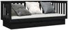 vidaXL Tagesbett, 75x190 cm, Massivholz Kiefer schwarz Bild 3