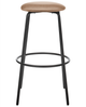 Barhocker MORTON Samtstoff 2er Set, Braun Bild 5