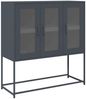 vidaXL Sideboard Anthrazit 100,5x39x107 cm Kaltgewalzter Stahl 853406 Bild 2