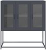 vidaXL Sideboard Anthrazit 100,5x39x107 cm Kaltgewalzter Stahl 853406 Bild 5