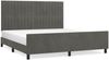 vidaXL Bettgestell ohne Matratze Dunkelgrau 160x200 cm Samt 3125886 Bild 2