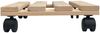 10x Rolluntersetzer eckig Pflanzenroller 30x30 cm - max. 120 kg Traglast - aus Buchenholz - Stabil & robust - Für Pflanztöpfe, Möbel & schwere Gegenstände Bild 4