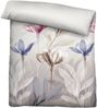 biberna Seersucker Bettwäsche 0025008 BLUME, taupe, 1x 155x220 cm + 1x 80x80 cm Bild 2