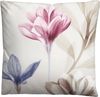 biberna Seersucker Bettwäsche 0025008 BLUME, taupe, 1x 155x220 cm + 1x 80x80 cm Bild 3
