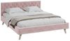 FDM Polsterbett ZUZA modern mit Bettkasten MADE IN EU - mit hochwertigem Velours Bezug (verfügbar 120x200 140x200 160x200 180x200cm, Bettrahmen, Bett, mit großen gepolsterten Kopfteil, ohne Matratze, Lattenrost aus Holz), ohne Matratze, Lattenrost aus ... Bild 4