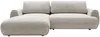 Vente-unique - MONELIA Sofa Stoff Grau - B 167 cm x H 81 cm x L 270 cm Bild 2