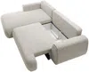 Vente-unique - MONELIA Sofa Stoff Grau - B 167 cm x H 81 cm x L 270 cm Bild 5