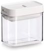 ZELLER 14774 Vorratsdose 380 ml aus Kunststoff transparent, Deckel creme ca. 11 x 7 x 10 cm Bild 1