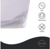 Devior Spannbettlaken Kinder Spannbetttuch 60x120 - 70x140 cm Bettlaken Tuch 100% Baumwolle, Jersey, Gummizug: Rundumgummizug, Matratzen Bezug bis 12cm Matratzenhöhe Bild 3