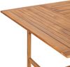 vidaXL Gartentisch 150x150x76 cm Massivholz Teak 49008 Bild 5