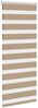 vidaXL Doppelrollo Sandbraun 60x150 cm Stoffbreite 55,9 cm Polyester 4014539 Bild 3