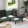 vidaXL Wohnzimmergarnitur mit Kissen mit Speicher 4 pcs Meergrün Samt 3413775 Bild 3