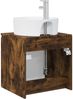 vidaXL Wandmontierte Waschtisch Geräucherte Eiche 49,5 x 44,5 x 65 cm 890437 Bild 5