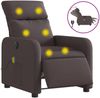 vidaXL Massagesessel Elektrisch Dunkelbraun Stoff 3206695 Bild 2